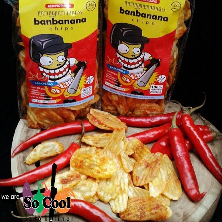 

Keripik Pisang Sehat Banbanana Solo Kuliner Bumbu Pedas