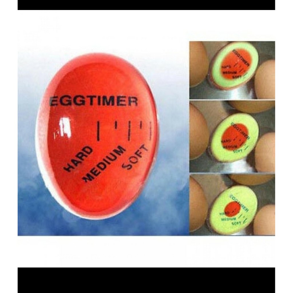 EGG TIMER Perfect Boiled Indicator Pengukur Suhu Telur Rebus Kitchen