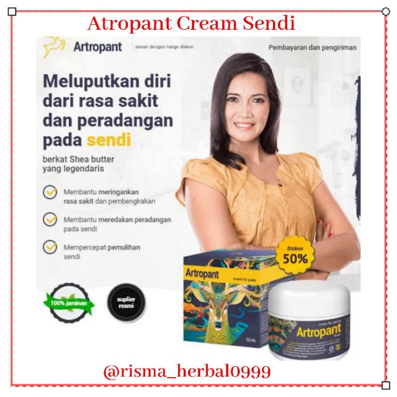 CREAM SENDI ATROPANT CREAM MEMGATASI NYERI SENDI TULANG
