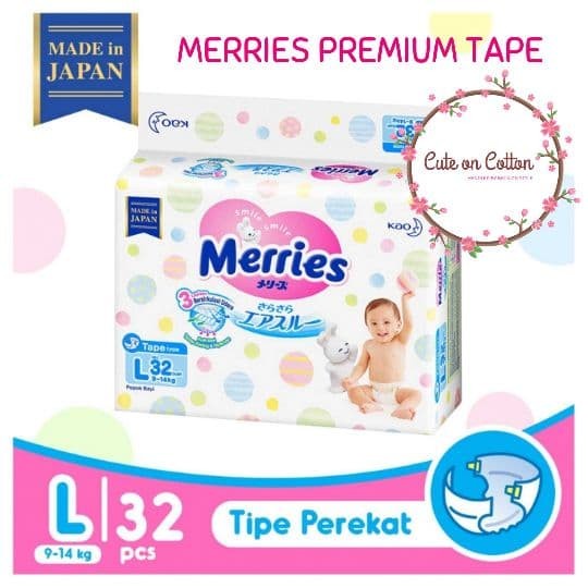 

Produk Eksklusif Merries Premium Tape L32 L 32 Terbaru