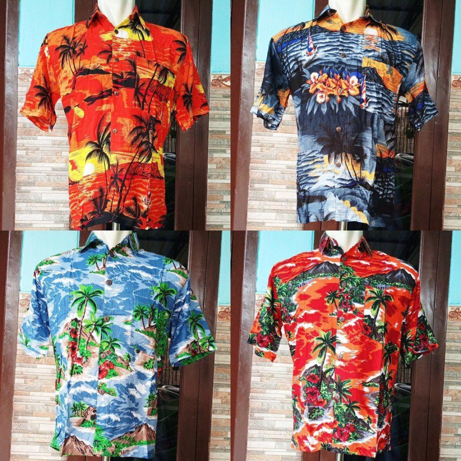 Hem Hawai Pantai Kemeja Bali Kualitas Premium
