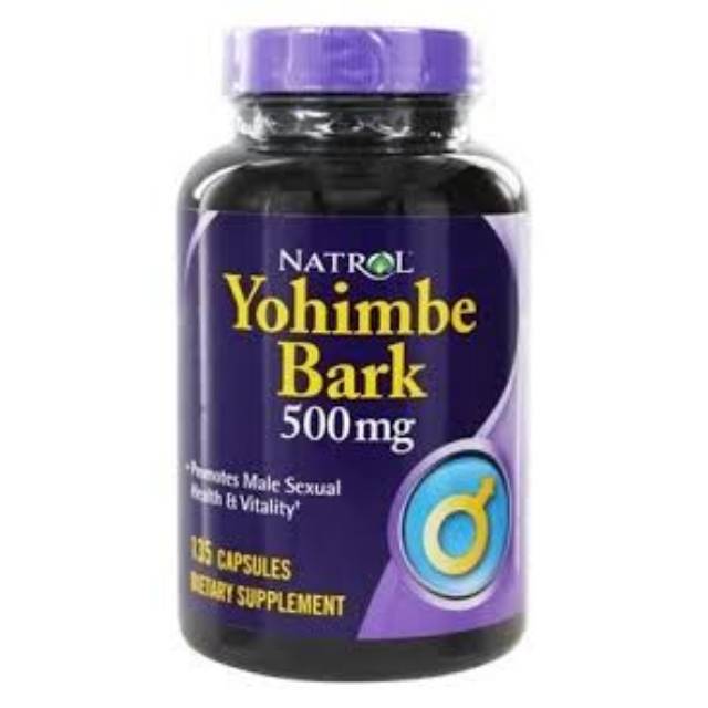 Peningkat Gairah Natrol Yohimbe Bark 500mg  Eceran 1 kapsul