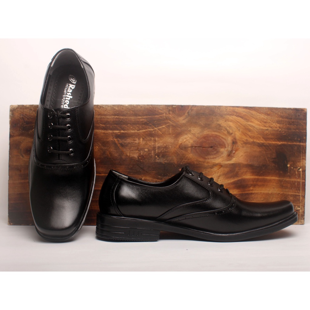 Sepatu Pantofel Pria Kulit Asli Rasheda K 01 Formal Shoes Bertali