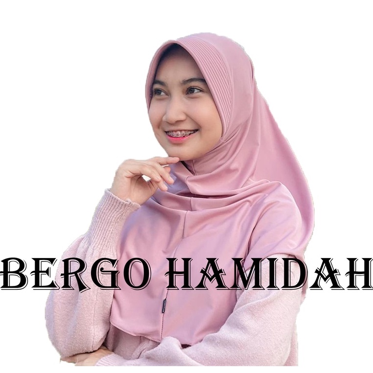 BERGO HAMIDAH BERGO JERSY KERUDUNG OLAH RAGA HIJAB INSTAN JERSY (hamidah ORI)-2