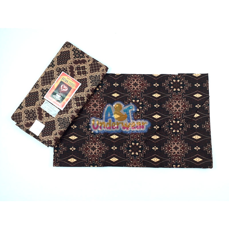 AT334-BROWN COFFEE Kain Batik Panjang Babasah Persalinan/Kain Jarik/Samping