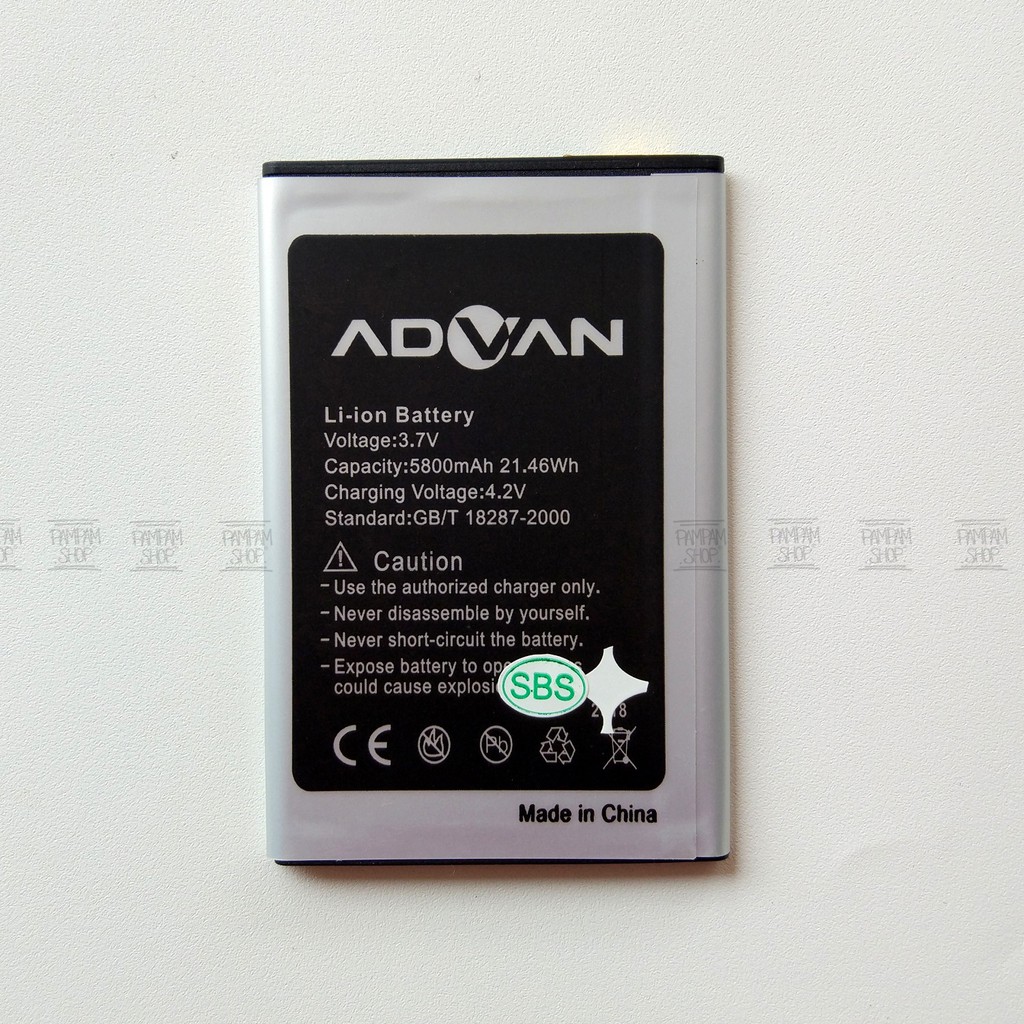 Baterai Advan S50 4G Double Power Original OEM Batrai Batre Battery Ori Dual Power