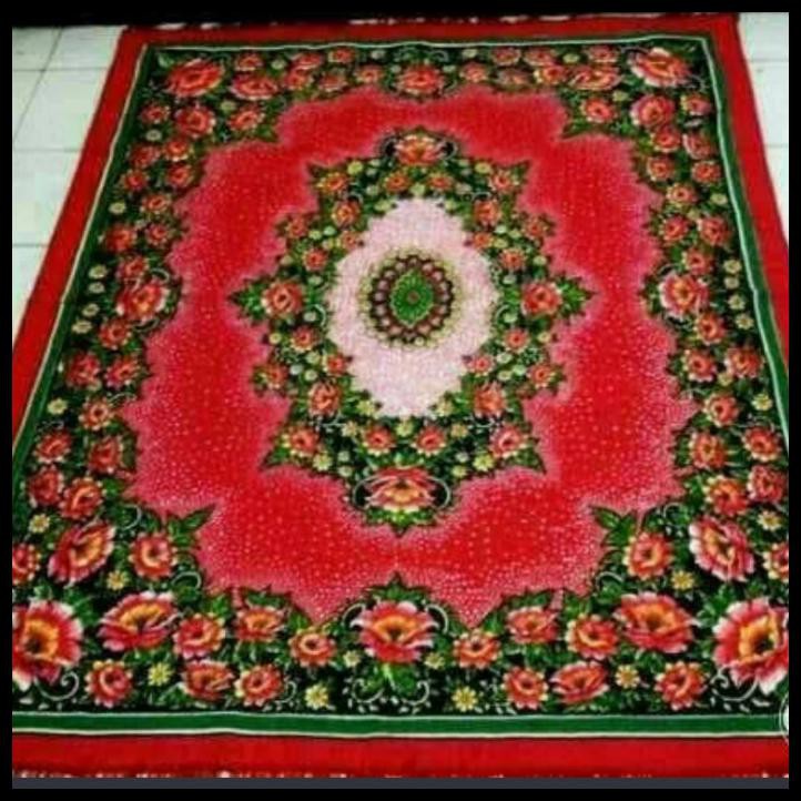 Karpet / Tikar Jaguar Permadani - Merah