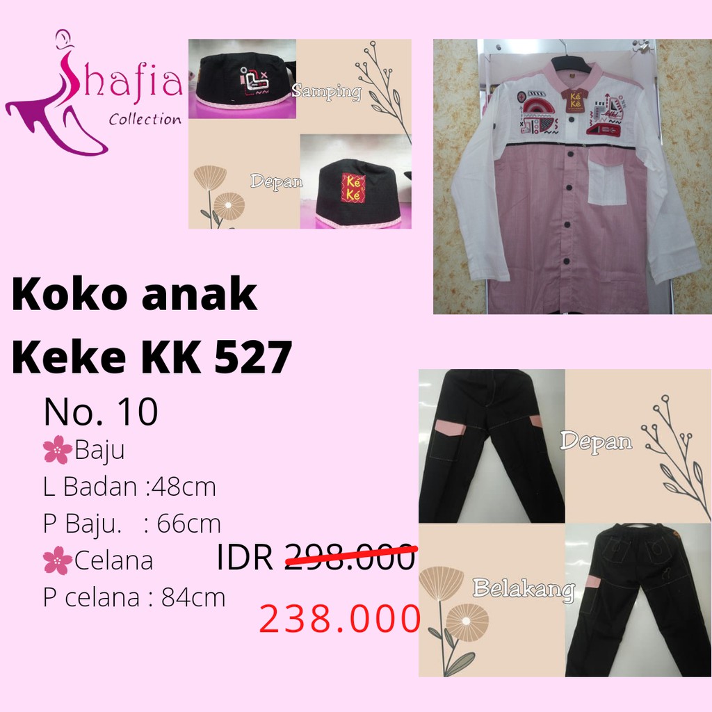 KOKO KEKE KOKO ANAK BY KEKE KOKO ORIGINAL KK 527