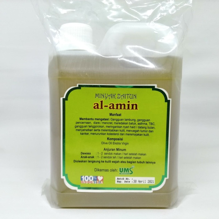 

201nhgg Minyak Zaitun Extra Virgin Al Amin 1 Liter Ds201Fs