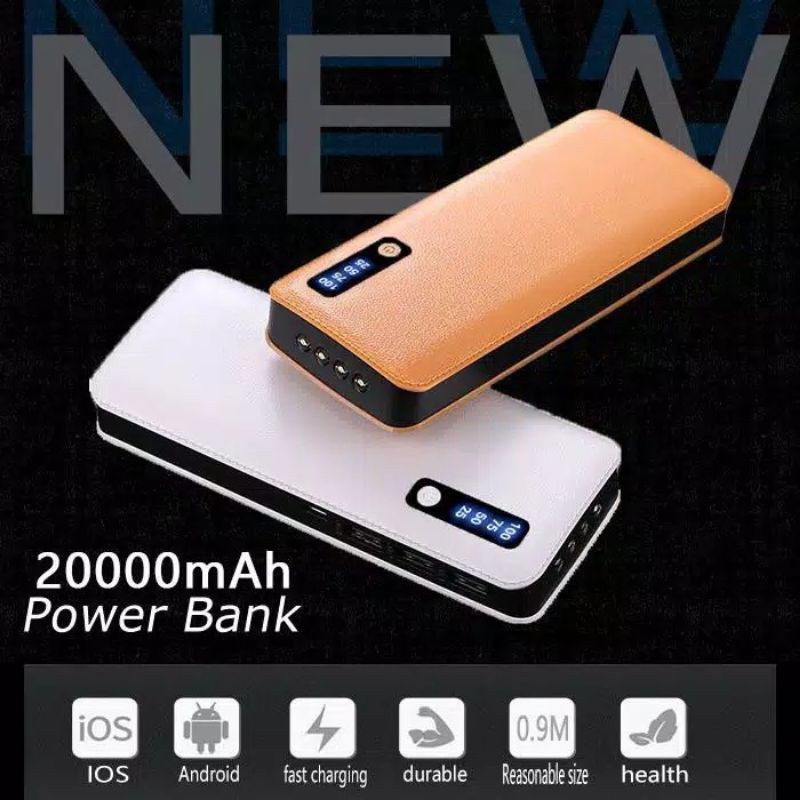 [COD] POWER BANK VEGER 20000 MAH 3 USB powerbank veger
