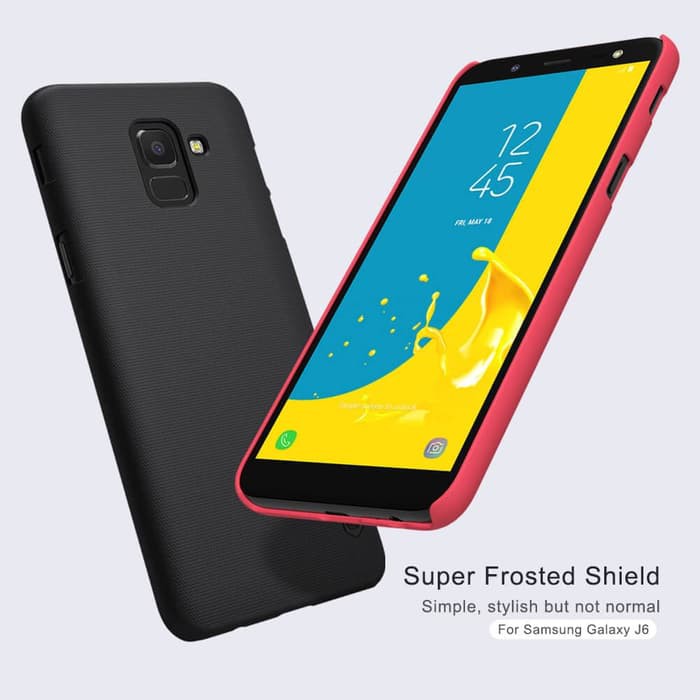 Hard Case SAMSUNG Galaxy J6 Nillkin Frosted Shield Casing Original