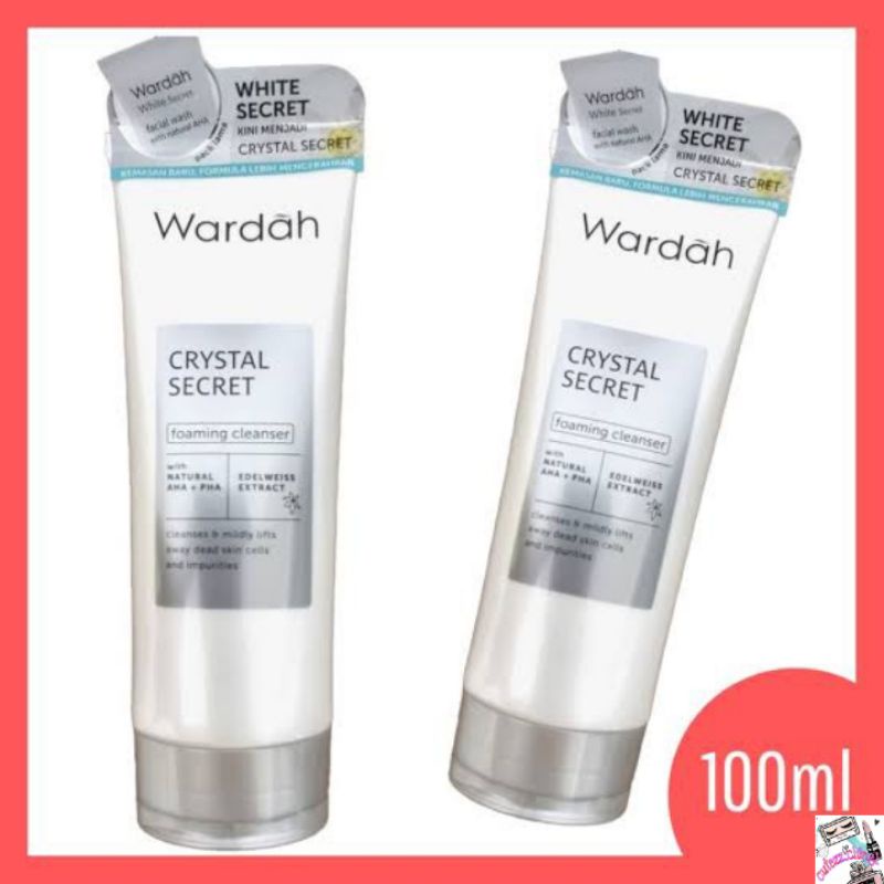 ☃Cutezz_Ching1☃Wardah Crystal Secret Foaming Cleanser 100ml