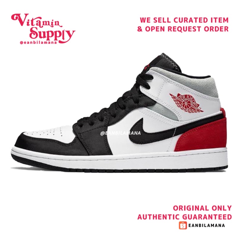 AIR JORDAN 1 MID SE ‘UNION RED'