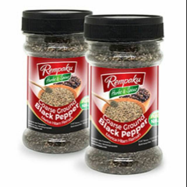 

Lada Hitam Kasar / Merica Hitam Kasar / Merica Hitam Remah / Coarsed blackpepper / Rempaku / 55gr