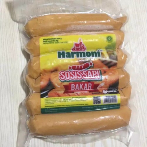 

Harmoni Sosis Bakar 500gr jumbo Produk Halal Isi 6 pcs