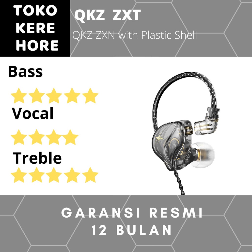 QKZ ZXT HiFi Earphone with Mic alt ZXN EDX Pro ZSN Pro X