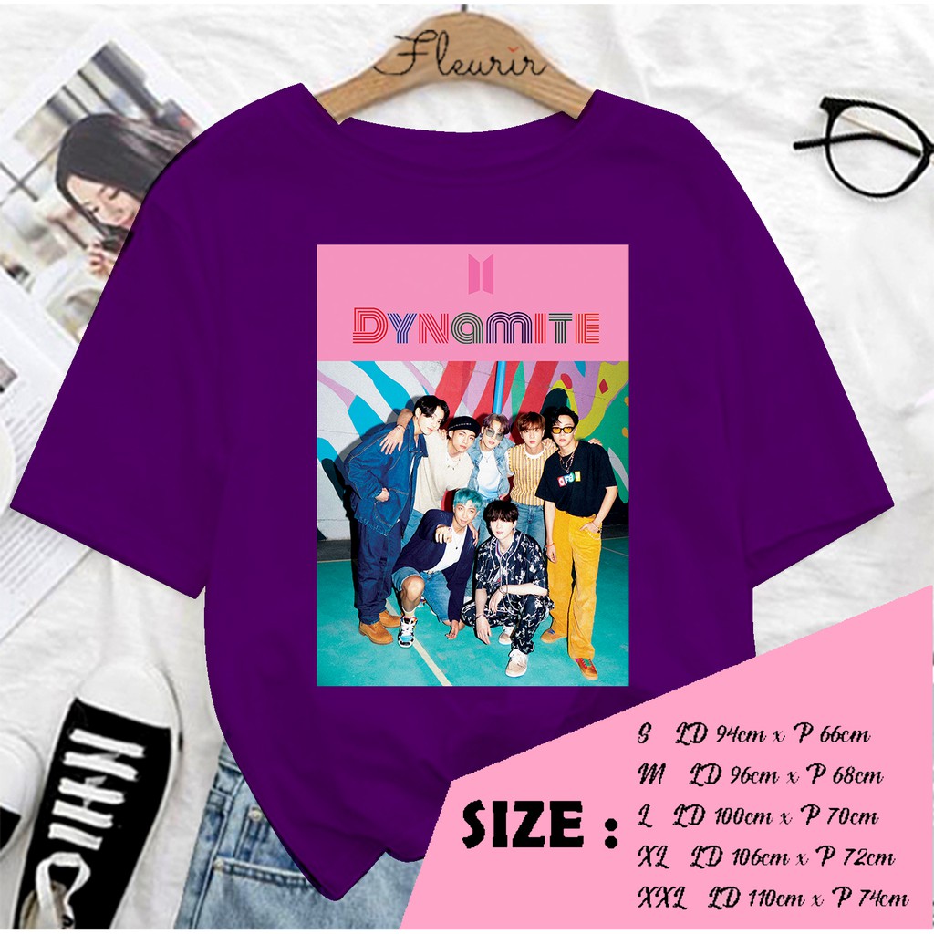 FLEURIR - KAOS DYNAMITE ALL WANITA DEWASA LENGAN PENDEK TEE UNISEX PRIA