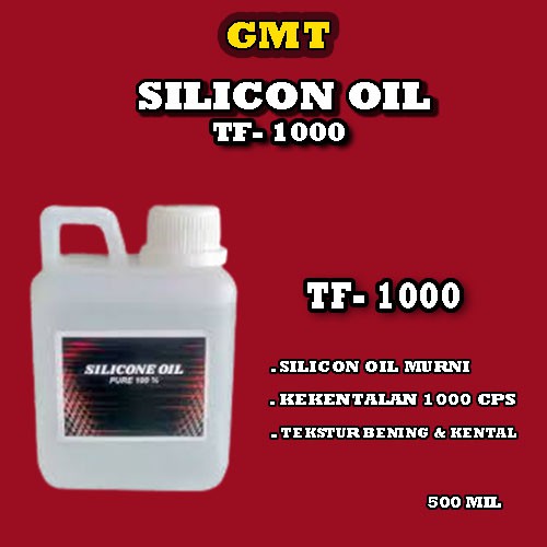 SILICON OIL MINYAK SILICON PELUMAS BAHAN SILICON EMULSI PENGHITAM DAN PERAWATAN MINYAK OIL 500 ML