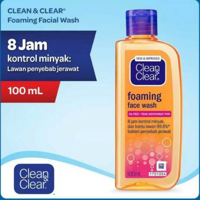 CLEAN &amp; CLEAR Foaming | Micellar |  Natural Bright | Fruit Essentials Face Wash 50ml - 100ml