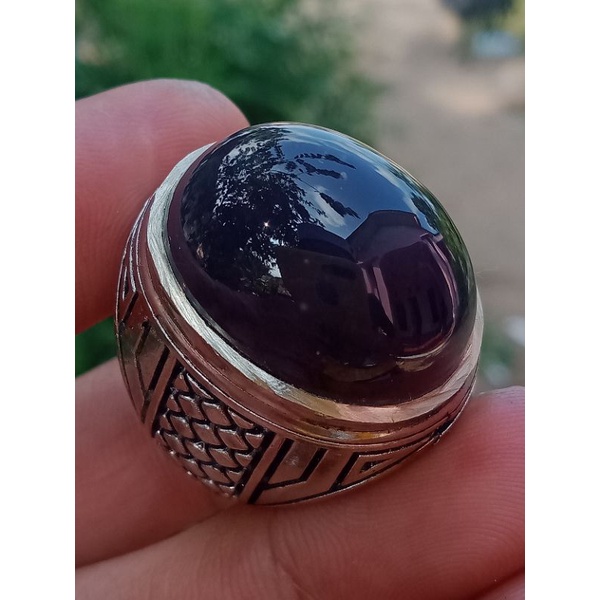 Batu cincin kcubung Wulung tanduk