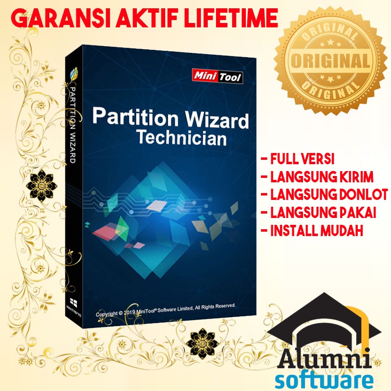 [FULL VERSION] MiniTool Partition Wizard Pro 12 - GARANSI AKTIVASI