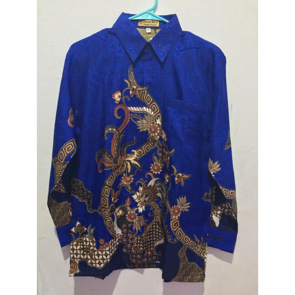 READY NEW Qistina Batik Blue