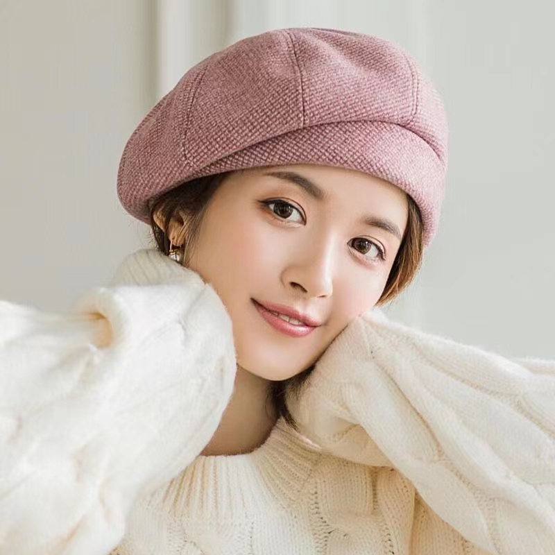 Topi Baret Hat Casual Korea Fashion Wanita Dewasa Newsboy Fashion Import