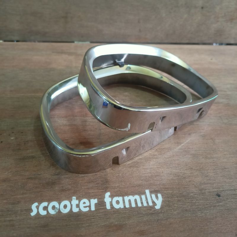 Ring lampu depan ring headlamp vespa super sprint siem import