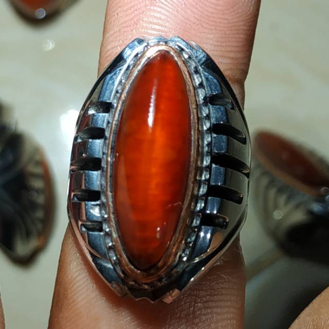 BATU CINCIN PANDAN MERAH SIZE KANTOR