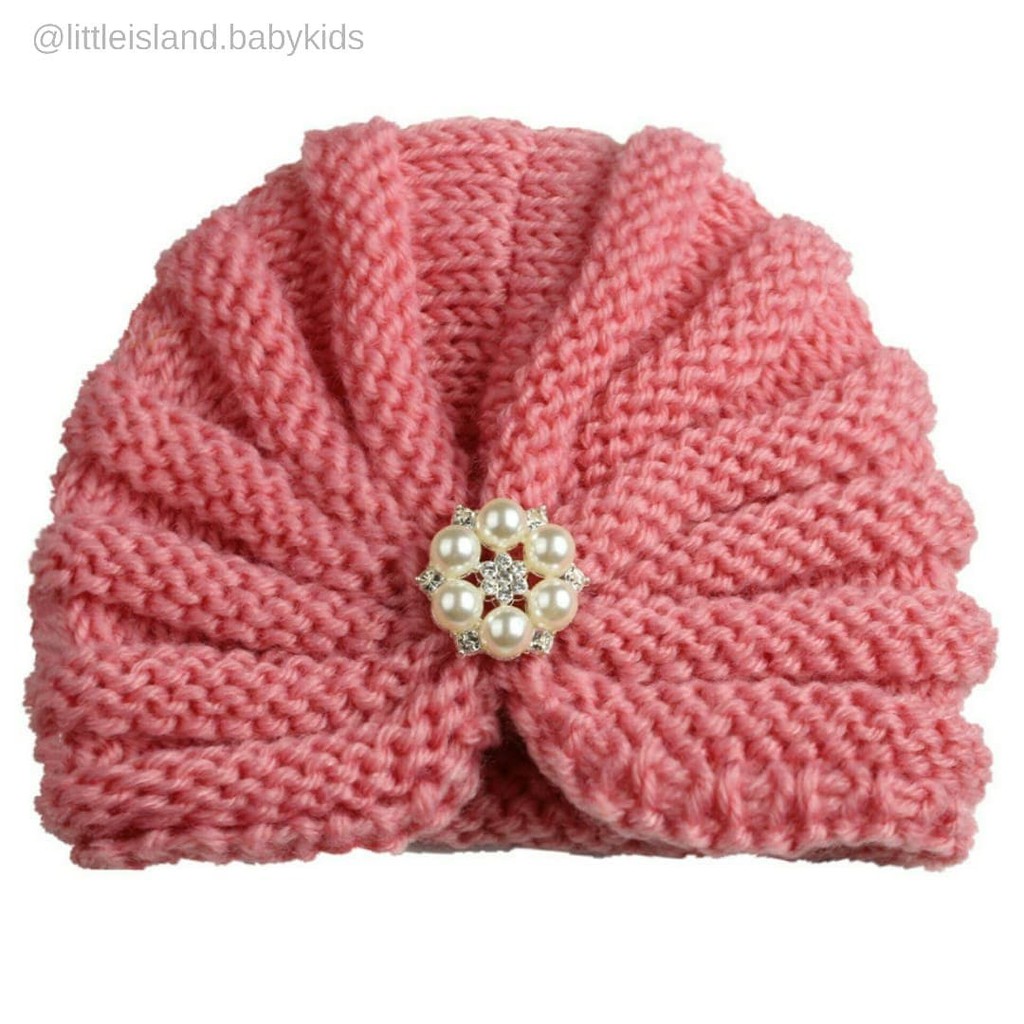 LID8039 Cute Baby Hats (Turban Kepala Bayi) Soft Cloth