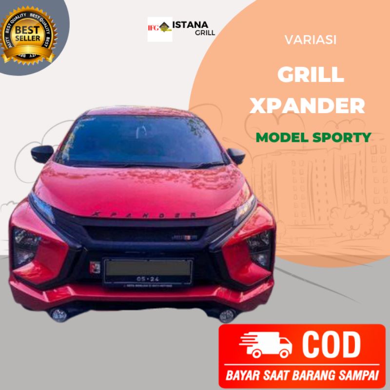 grill xpander model jaring sporty