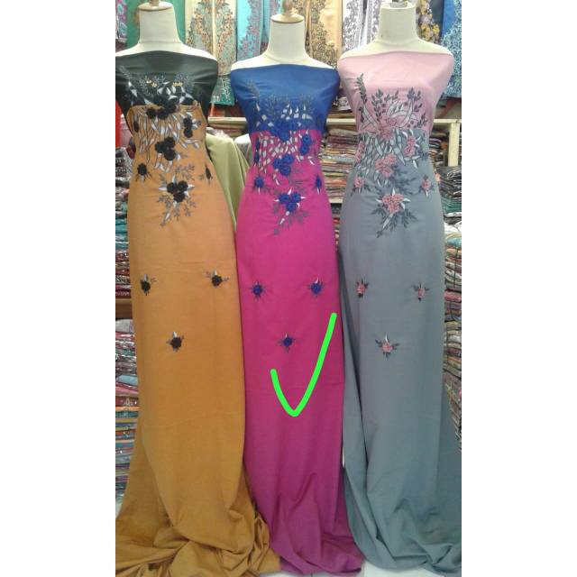 Gamis bordir bukittinggi