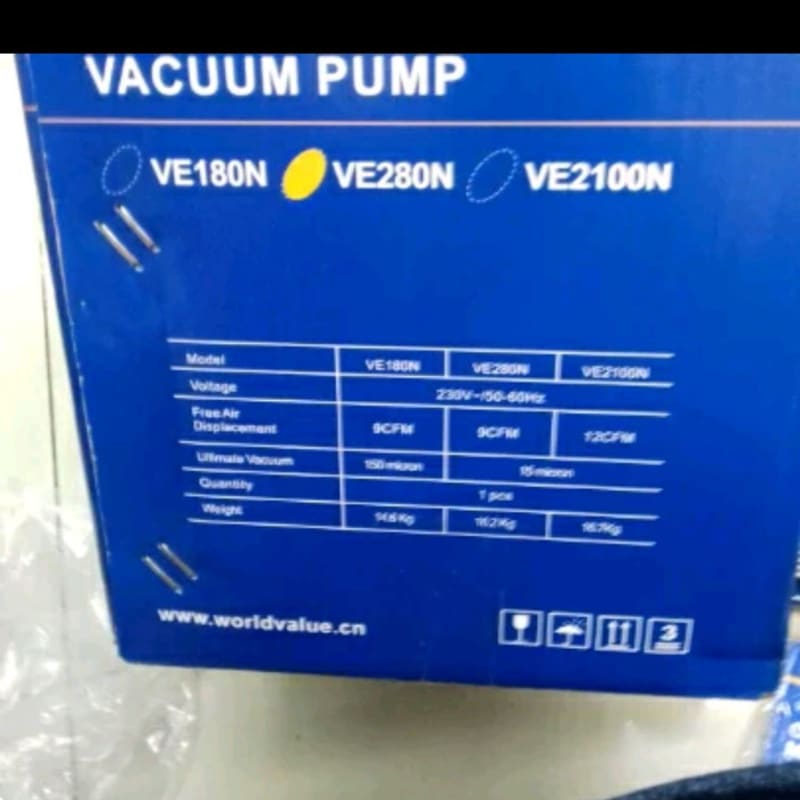 Vacum pump AC ve280N vacuum pump value 1pk