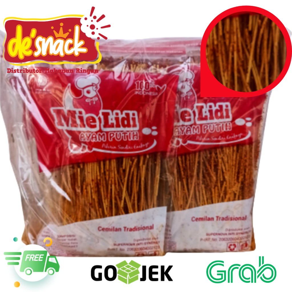 

Distributor/Grosir/Snack/Cemilan/MIE LIDI BALADO Merk Ayam Putih