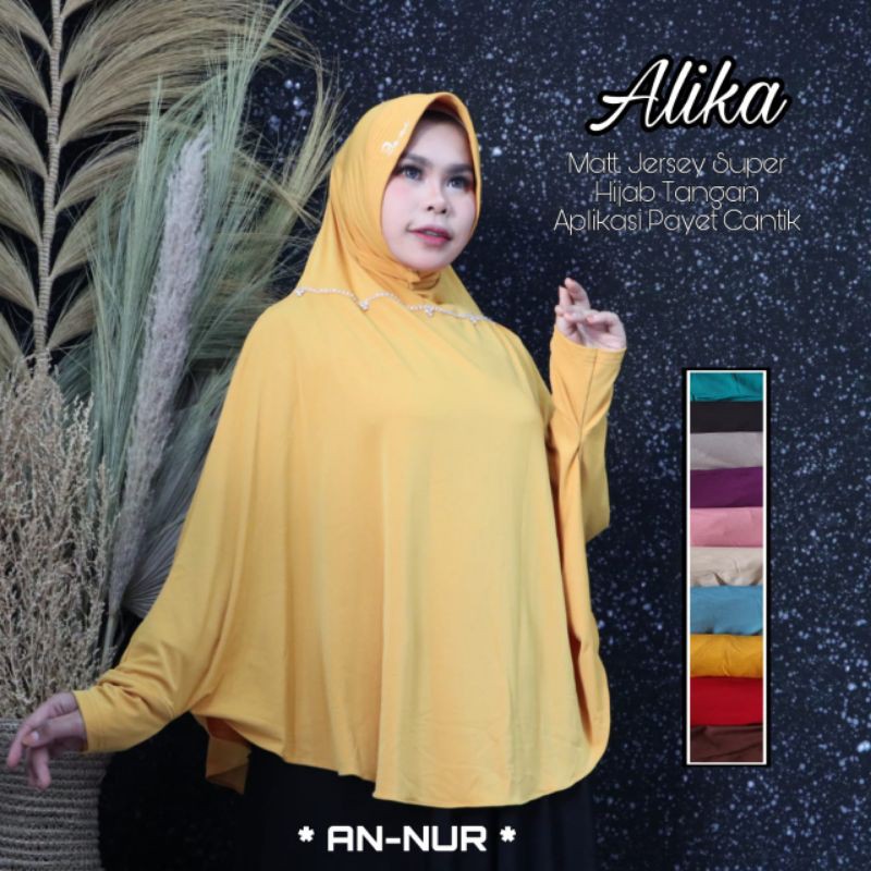 HIJAB TANGAN ALIKA ORIGINAL ANNUR