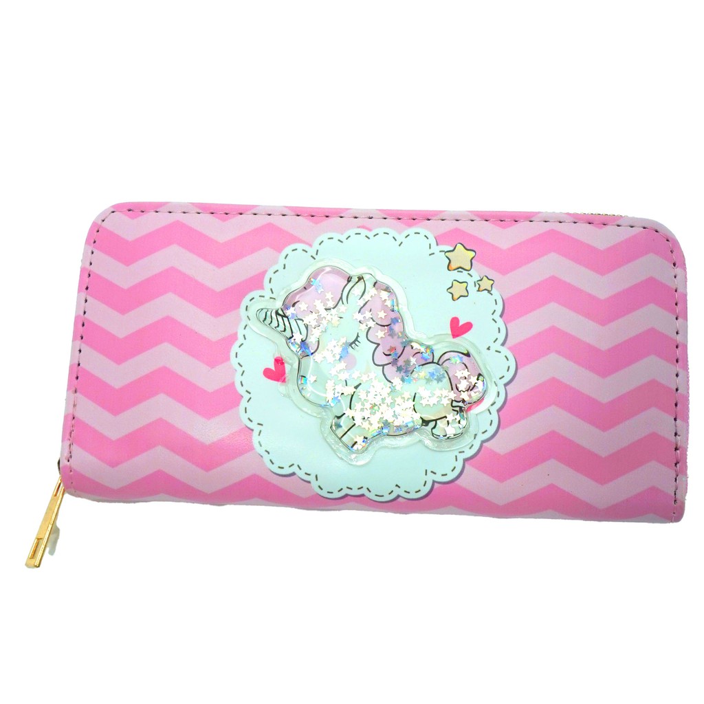 DOMPET Uang Kertas Koin Dompet Wanita Wallet Kado IMPORT &quot;UNICORN&quot; SUPER UNIK DAN LUCU