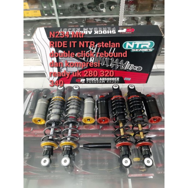 shock RIDE IT GP NTR stelan triple click rebound kompresi dan preloud supra jupiter w175 tiger rxkin