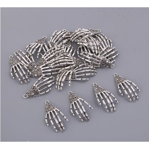 Skeleton Hand Charms - Charm Bentuk Kerangka Tangan (10pcs)