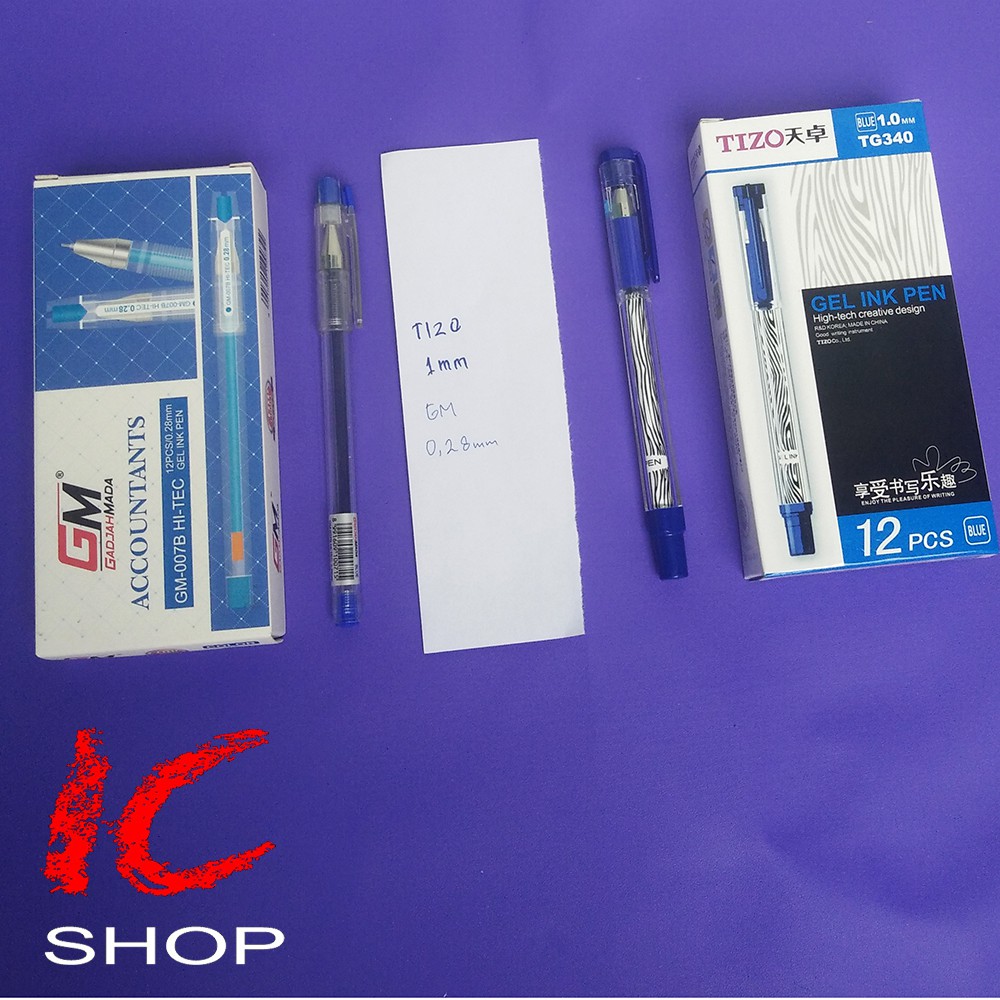 

Pulpen gel tinta biru
