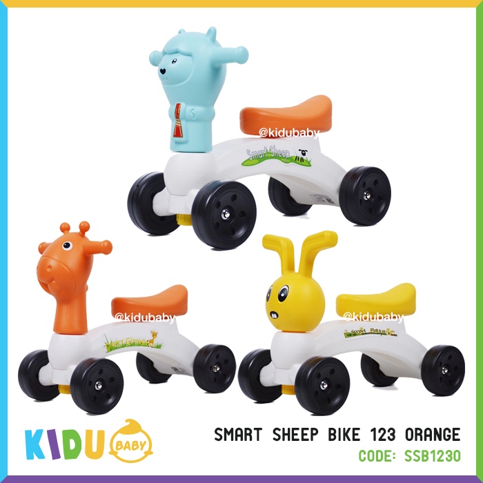 Labeille Smart Giraffe Rabbit Sheep Air Force Train Bike Sepada Anak Balance Bike Kidu Baby