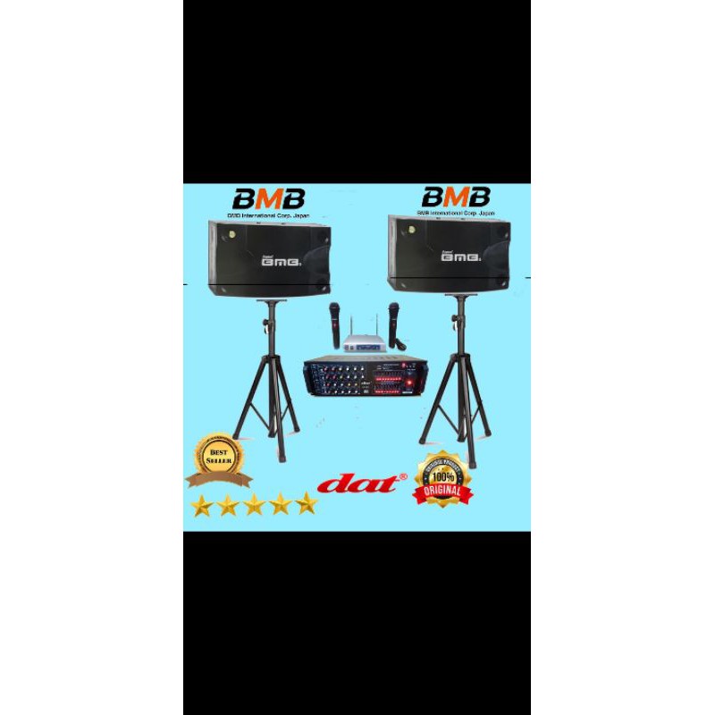 PAKET KARAOKE MURAH SPEAKER 8INCH BMB BERGARANSI