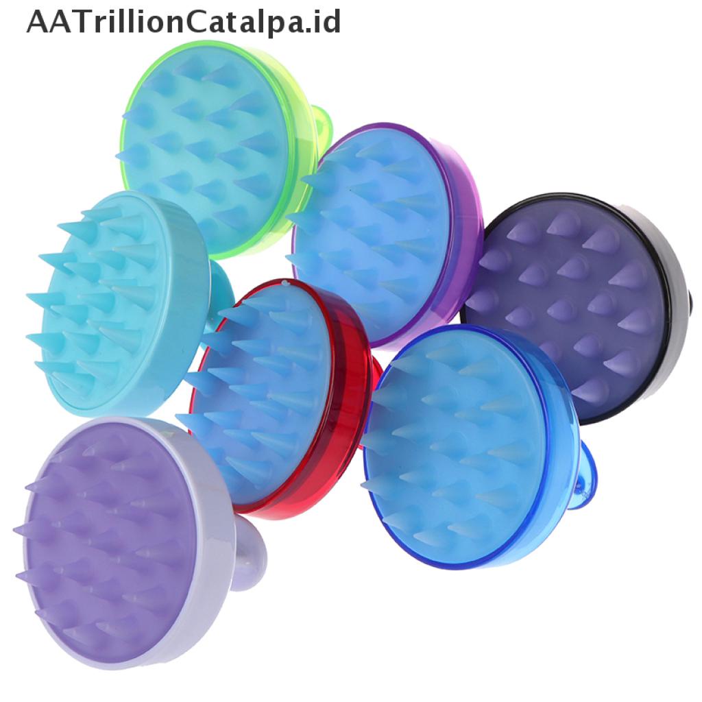 Aatrillioncatalpa 1Pc Sisir Pijat Kulit Kepala Bahan Silikon