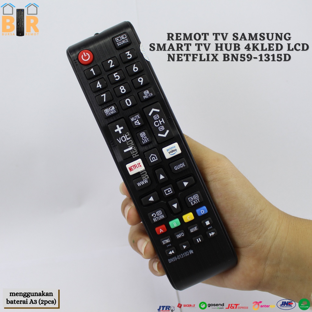 Remot / Remote smart TV Samsung LCD LED Smart TV Netflix BN59-01315D / ecer dan grosir