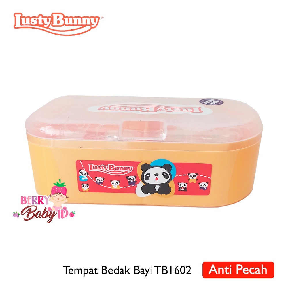 Lusty Bunny Tempat Bedak Bayi Kapsul Anti Pecah TB1602 Berry Mart