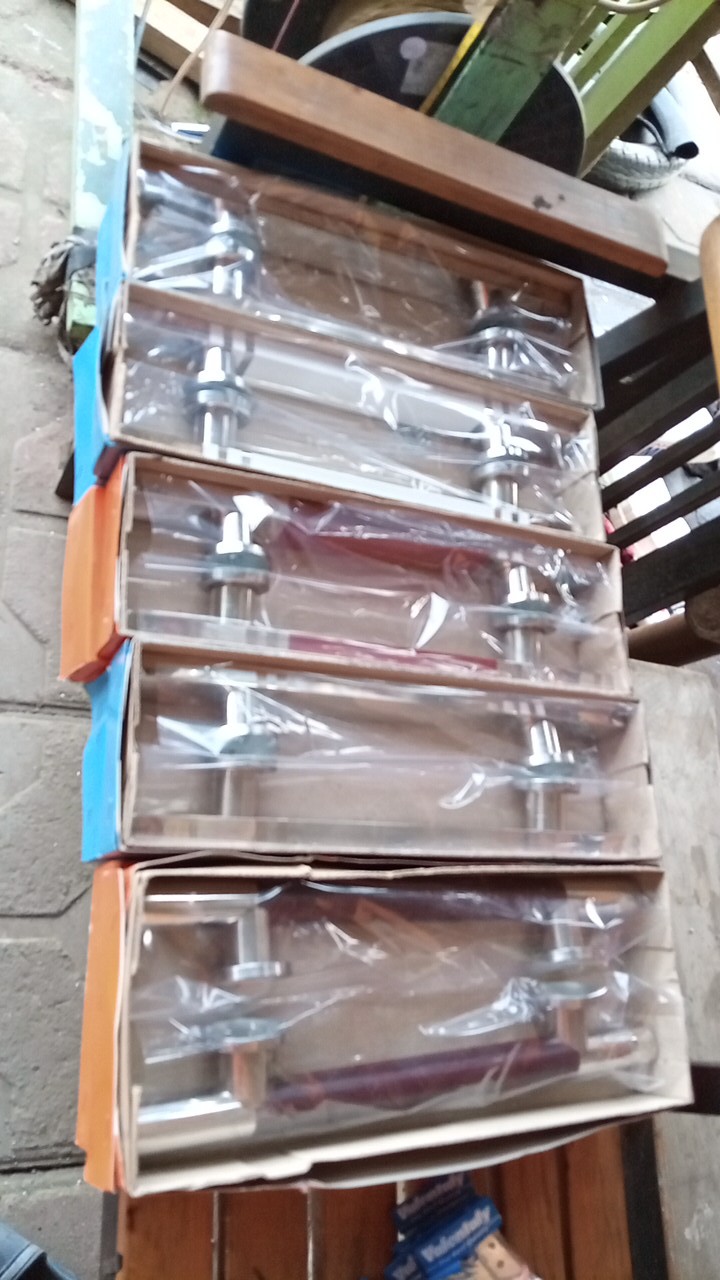 Handle Pintu Rumah Kotak 33 Cm White Putih Dof Kmb Stainles Tarikan Pintu Gagang Pintu Kunci Pintu