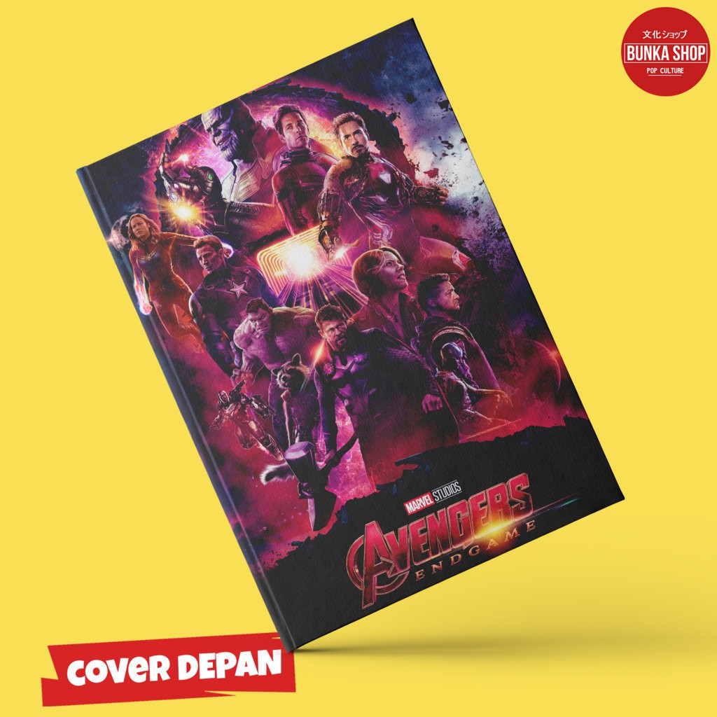 

Note Book Film Marvel Avengers End Game C Hardcover A5 Buku Tulis Catatan Murah Jurnal Agenda Planner