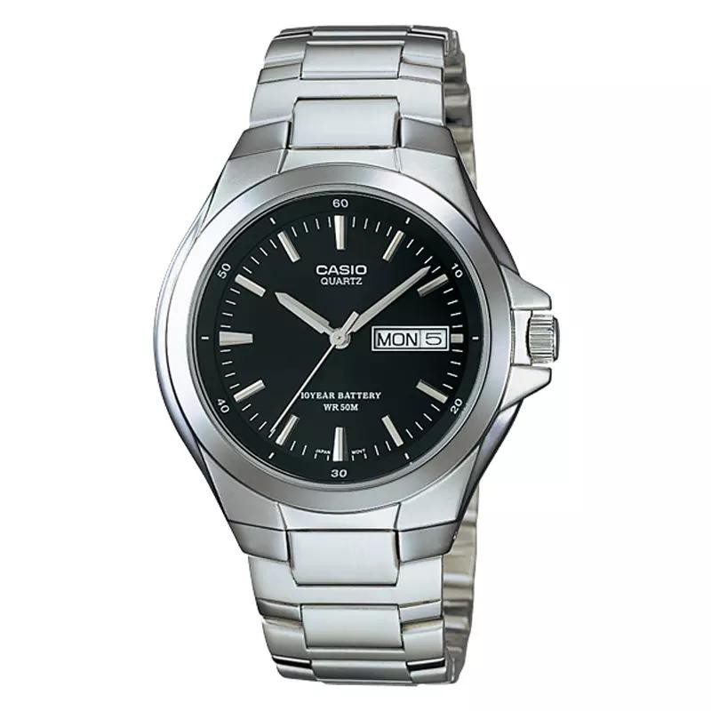 Casio Standard Original MTP-1228D-1AV - Jam Tangan Pria - Abu-abu Hitam - Stainless Steel