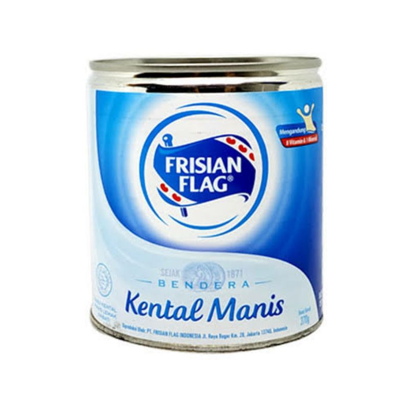 

Frisian Flag Bendera susu kental manis putih 370 gr