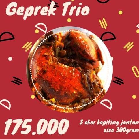 

Kepiting Geprek Trio ---Termurah---