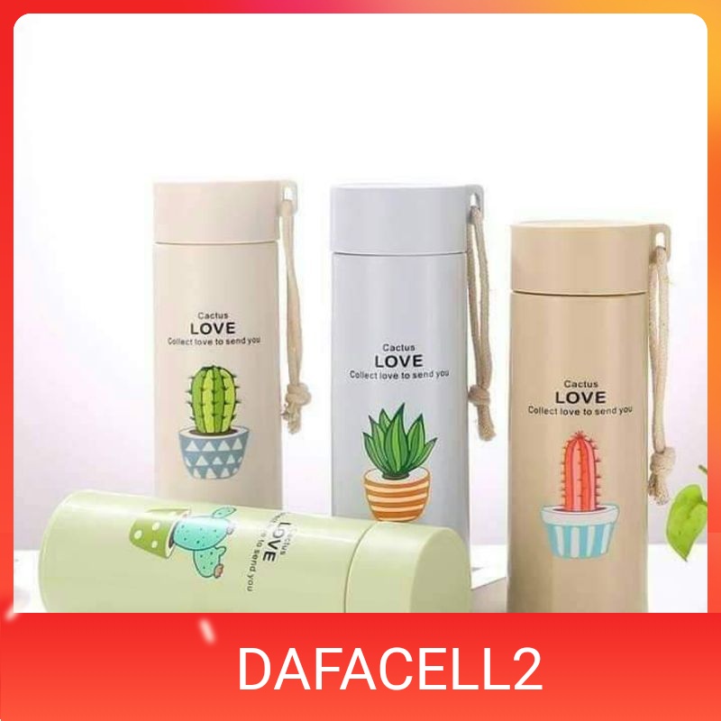 BOTOL KACA KAKTUS / BOTOL MINUM / BOTOL SOUVENIR CL